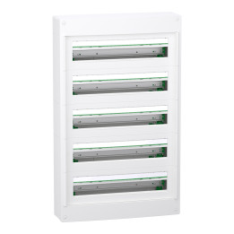 Schneider - Coffret saillie PrismaSeT S - Plastique - 4 rangées - 24 modules - Réf : LVSXT424