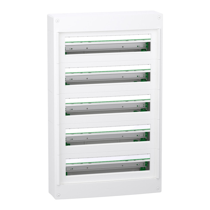 Schneider - Coffret saillie PrismaSeT S - Plastique - 4 rangées - 24 modules - Réf : LVSXT424