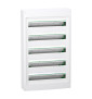 Schneider - PrismaSeT XS - Coffret saillie - 5R - 24M - sans porte - Réf : LVSXT524