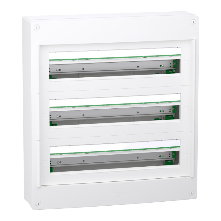 Schneider - Coffret saillie PrismaSeT S - Plastique - 4 rangées - 24 modules - Réf : LVSXT424