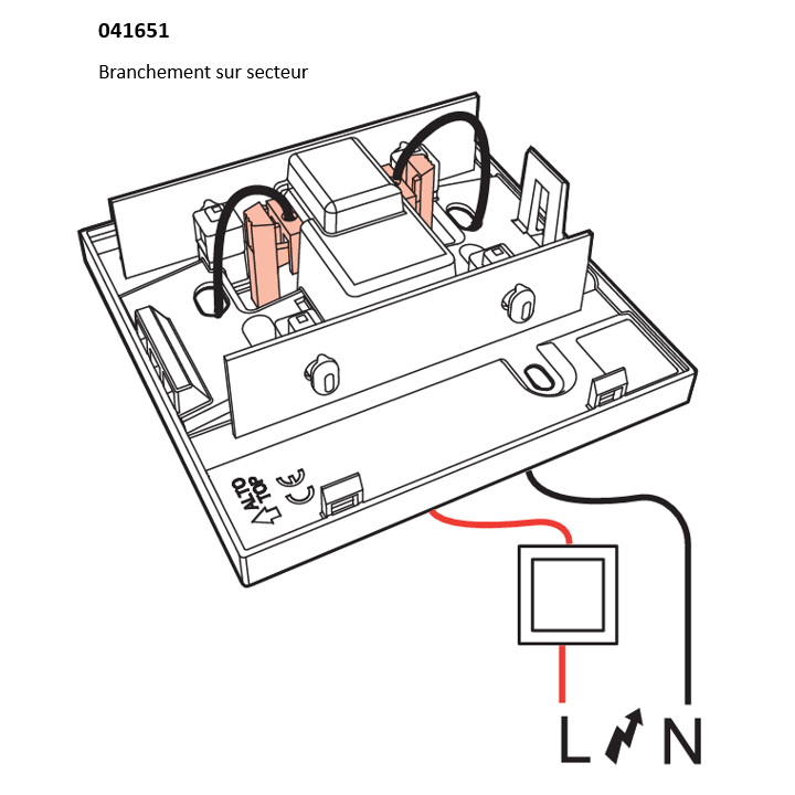 Legrand - Carillon 230V 2 TONS - 75dB - 041651