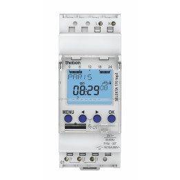 Theben - SELEKTA 170 top3 - Interrupteur astronomique modulaire 1NO+1NF duofix 16 A - Réf : 1700130