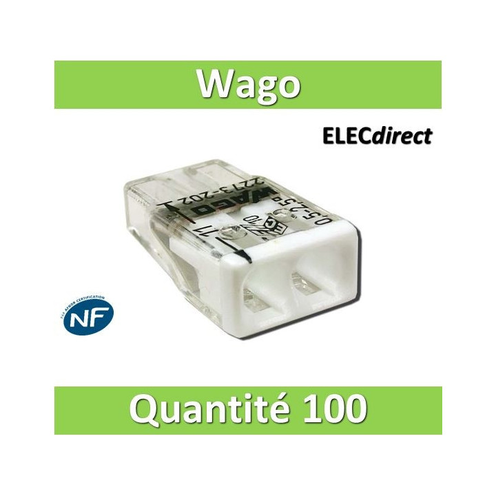 WAGO - Assortiment bornes 350 pièces + Ballon de rugby France 2023 - Réf. : 8000-100/1000-2516