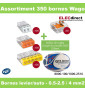 WAGO - Assortiment bornes 350 pièces + Ballon de rugby France 2023 - Réf : 8000-100/1000-2516