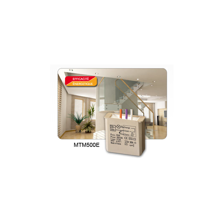 Yokis - Minuterie Encastré 500W - Réf : MTM500E