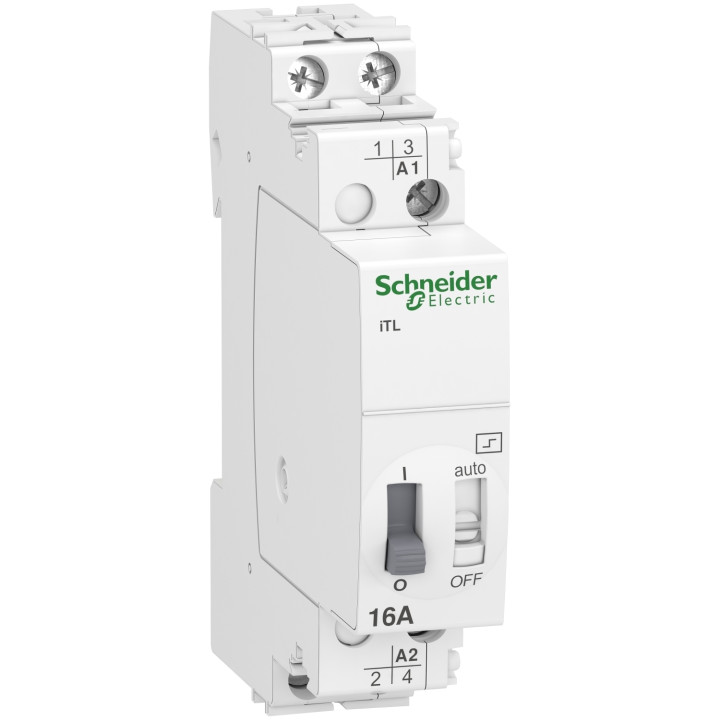 Schneider - Acti9, iTL télérupteur 16A 2NO 230...240VCA 110VCC 50-60Hz - A9C30812