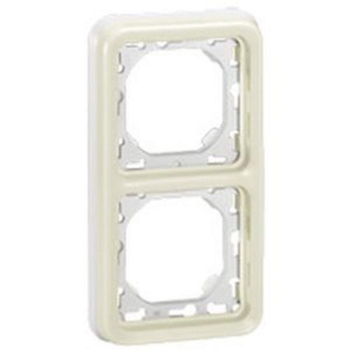 Legrand Plexo - Support encastrable pour Plexo composable - Vert. - blanc - 2 postes - 069696