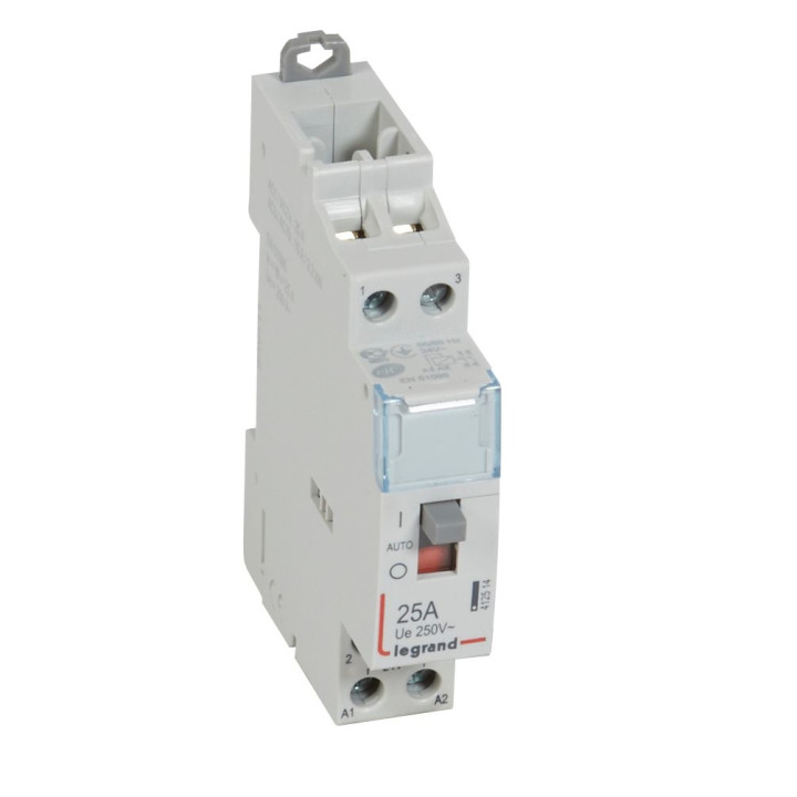 Legrand Contacteur de puissance CX³ bobine 24V~ - 2P 250V~ - 25A - contact 2F - Réf : 412514