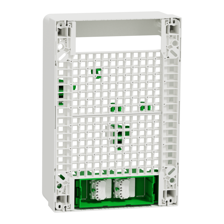 Schneider - Resi9 - Coffret VDI Box 13M2R  - Coffret support box operateur avec 2 prises - Réf : R9H13402VDIBOX