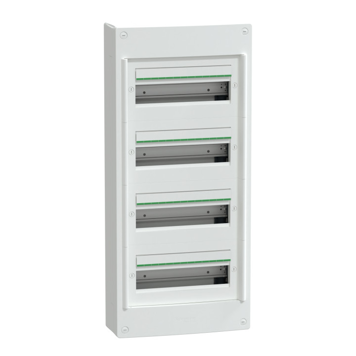 Schneider - Coffret saillie PrismaSeT S - Plastique - 4 rangées - 18 modules - Réf : LVSXT418