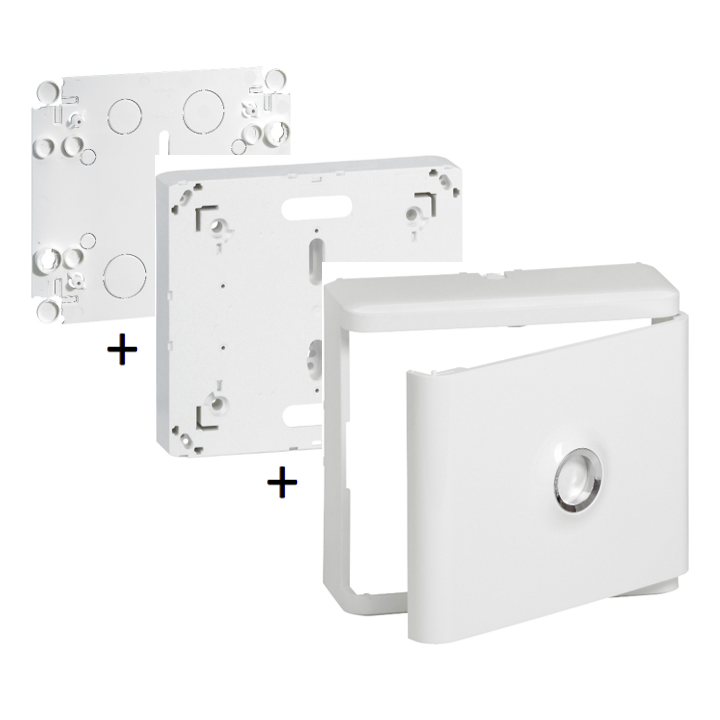 Legrand - LOT - Platine pour Disjoncteur Seul - DRIVIA 13M + habillage + porte + fond- 401191+401185+401193