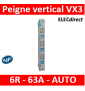Legrand - Peignes verticaux VX³ auto - 63 A - pour coffrets 6 rangées - 405026