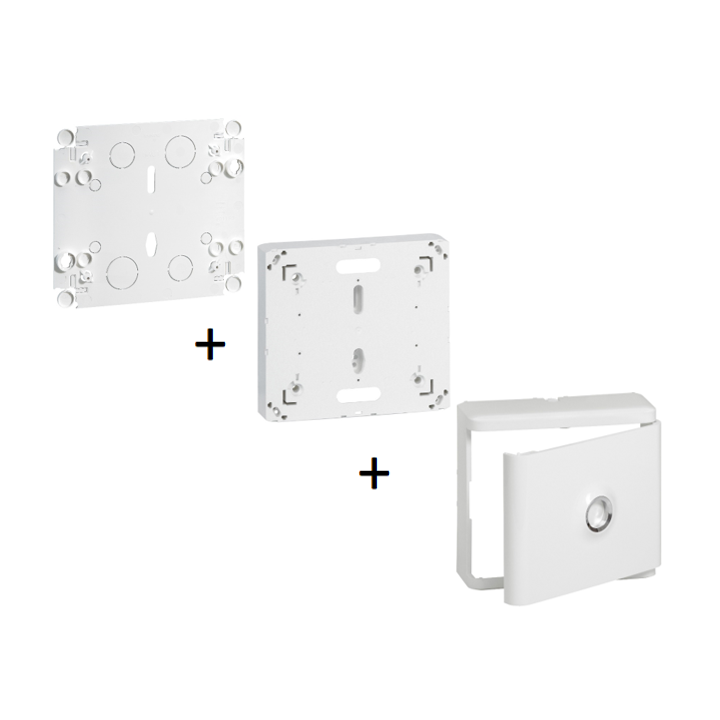 Legrand - LOT - Platine pour Disjoncteur Seul - DRIVIA 13M + habillage + porte + fond- 401191+401185+401193