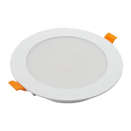 Spectrum - Downlight LED encastrable Dure 3  - 230V, 18W - 2200lm, 4000K -  IP54/IK06 - Réf : SLI043008NW