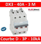 Legrand - Disjoncteur 3P DX3 40A - 10kA - courbe D - 408063
