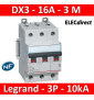 Legrand - Disjoncteur 3P DX3 - 16A - 10kA - courbe C - 407829