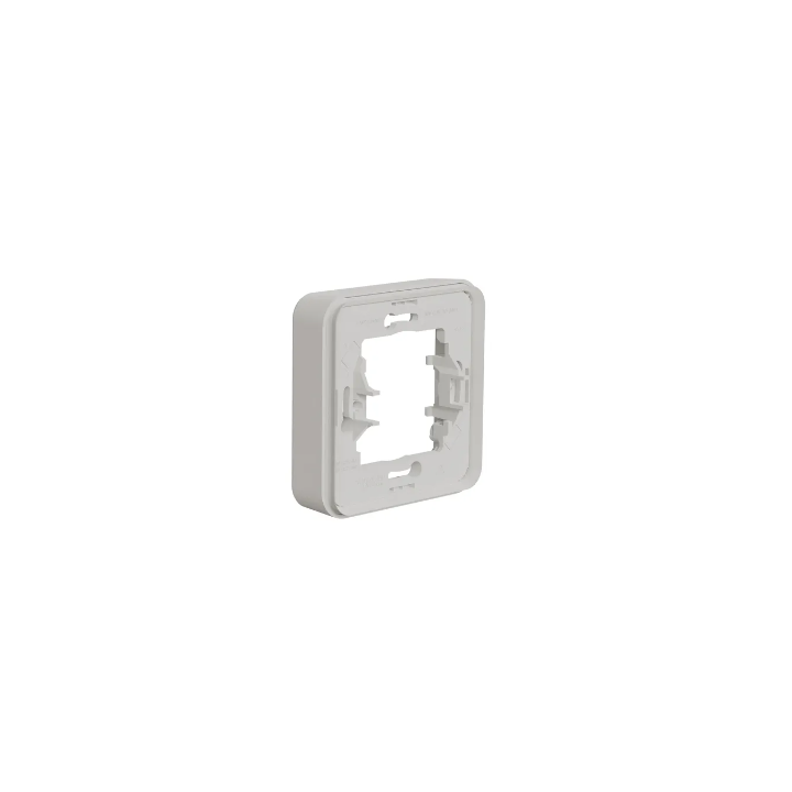 Schneider - Mureva Styl - Cadre 1 poste - encastré - IP55 - IK08 - blanc - Réf : MUR39107