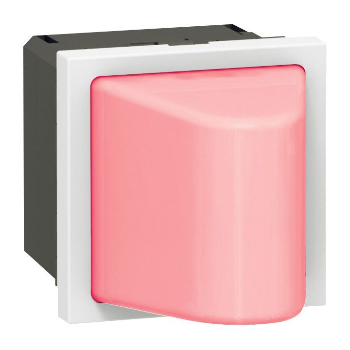 Legrand - Mosaic - Hublot Rouge - 2 Modules - 0,2 à 1W - Réf : 078570