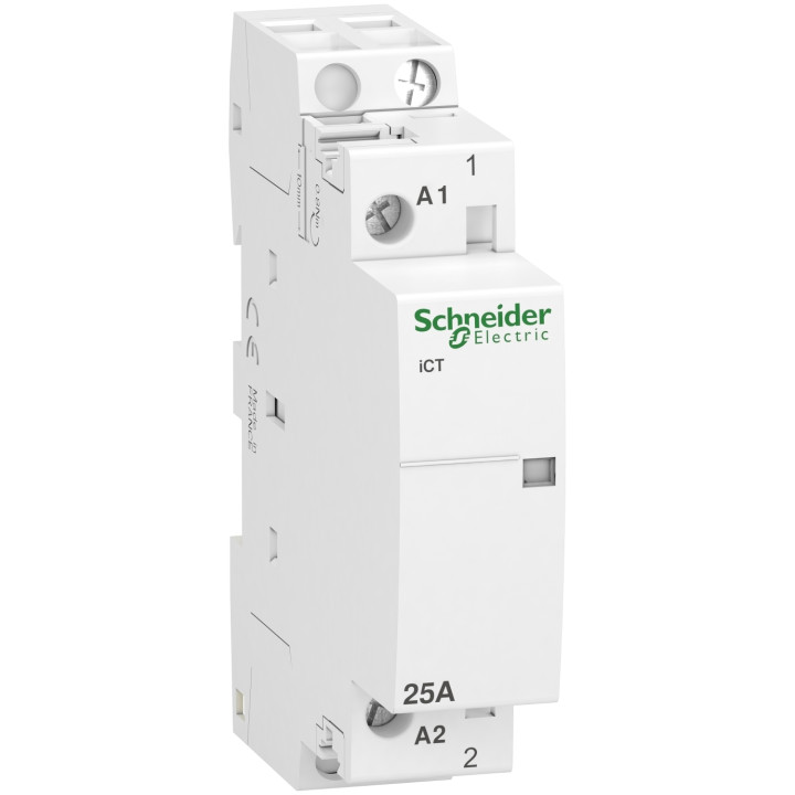 Schneider - Acti9 - Contacteur iCT - 25A - 1NO - 230/240V - 50Hz - Réf : A9C20731