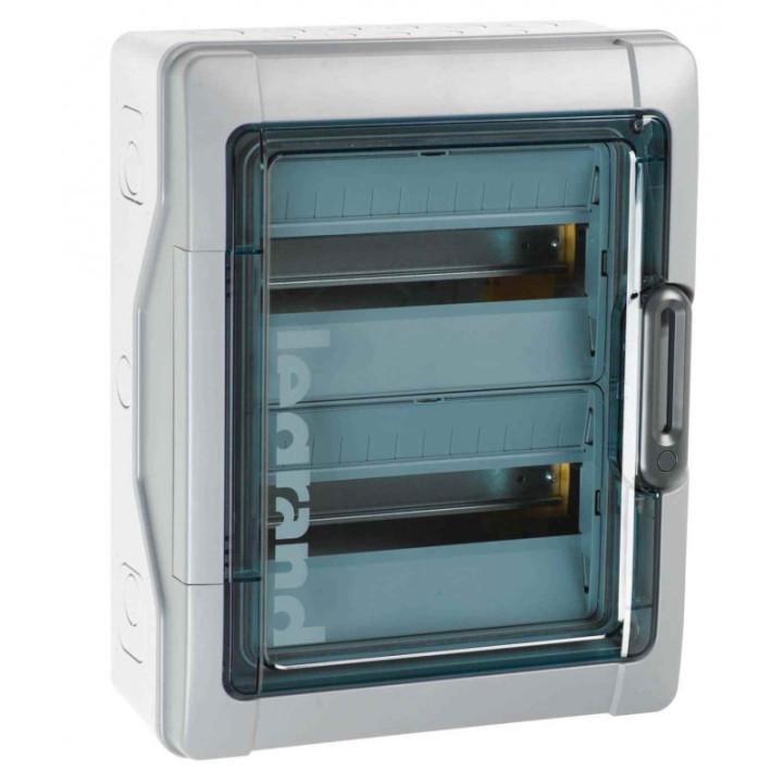 Legrand - Coffret étanche Plexo 24 modules - 2 rangées - sans bornier - IP65/IK09 - 601832