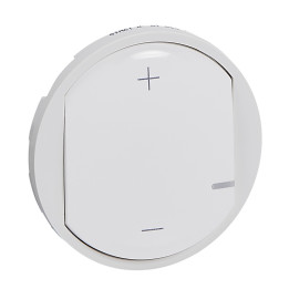 Legrand Céliane - Enjoliveur variateur universel - 2 fils sans neutre - blanc - 065083A