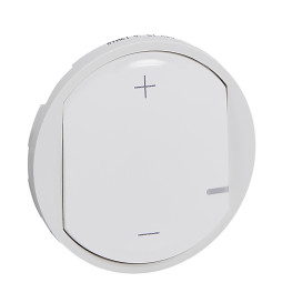 Legrand Céliane - Enjoliveur variateur universel - 2 fils sans neutre - blanc - 065083A