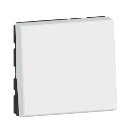 Legrand - Interrupteur ou va-et-vient 10AX Mosaic Easy-Led - 2M - Blanc - Réf : 077011L