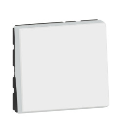 Legrand - Interrupteur ou va-et-vient 10AX Mosaic Easy-Led - 2M - EU - Blanc - Réf : 278011L