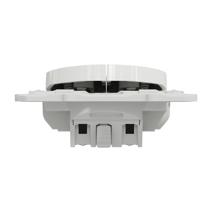 Schneider - Odace - Double Poussoir - blanc - 10A - 250V - Réf : S520216
