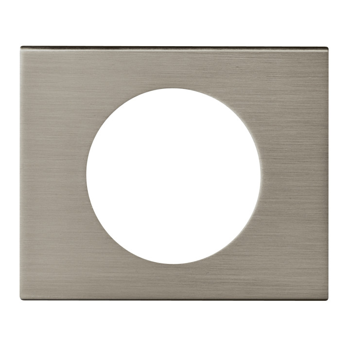 Legrand Céliane - Plaque Matières 1 poste - finition Inox Brossé - Réf : 069101