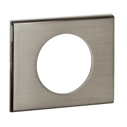 Legrand Céliane - Plaque Matières 1 poste - finition Inox Brossé - Réf : 069101