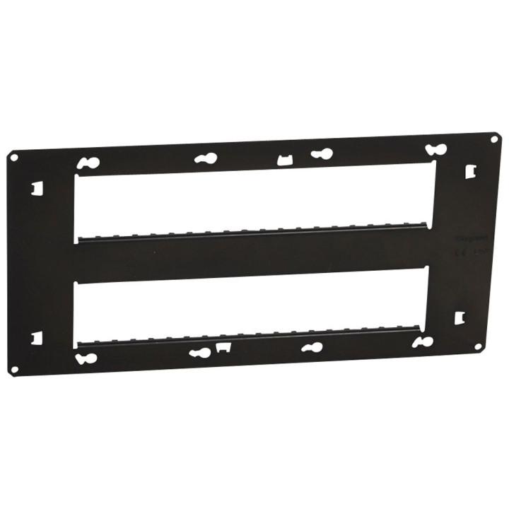 Legrand - Support 2x10 Modules - Mosaic - Fixation VIS - 080268