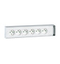 Legrand - Bloc multiprise fixable 6 prises de courant 2P+T longueur 343mm - à cabler - 050611