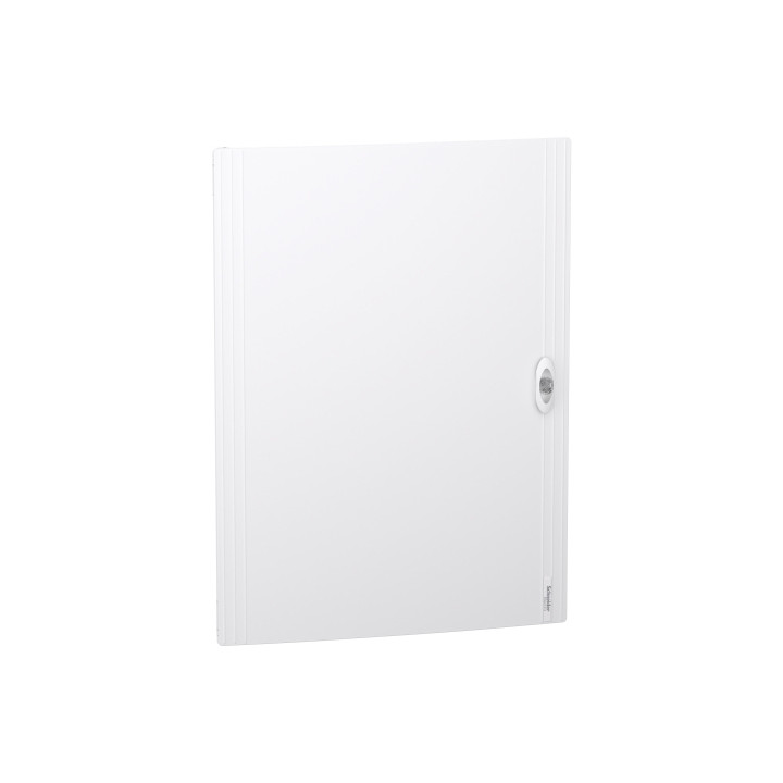 PrismaSeT XS - Porte pleine RAL9003 pour coffret 4 rangée 24 modules - Réf: LVSXDP424