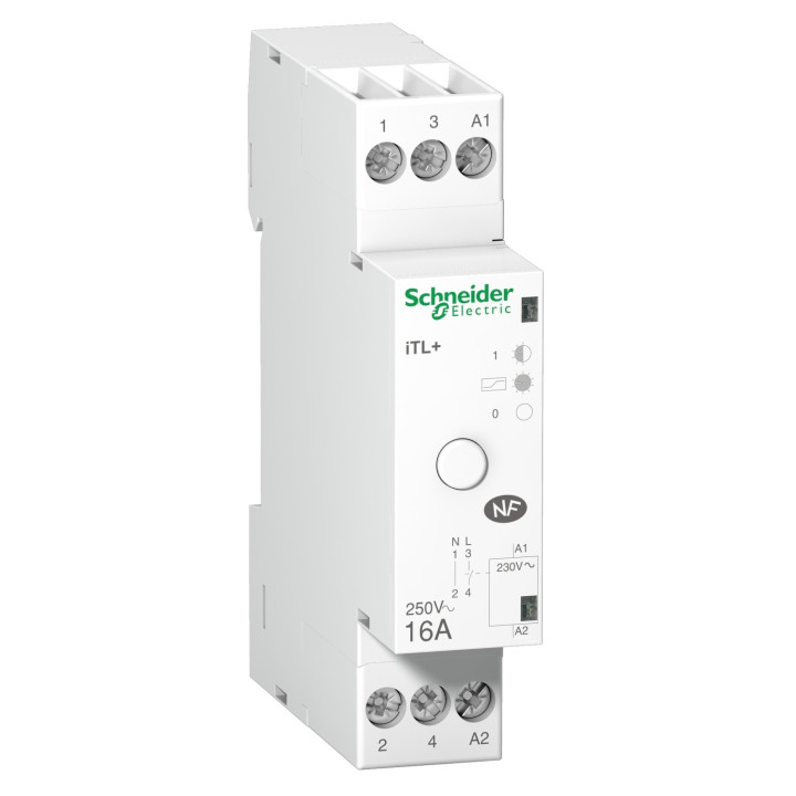 Schneider - ACTI 9 ITL Télérupteur silencieux - Unipolaire - 16A 1NO - Réf : A9C15032