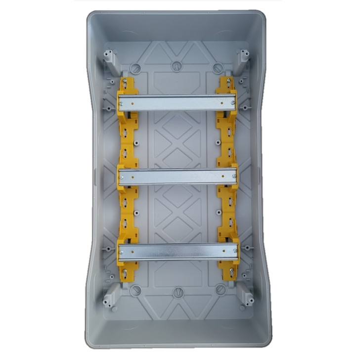 Legrand - Coffret étanche Plexo 36 modules - 3 rangées - sans bornier - IP65/IK09 - 601833