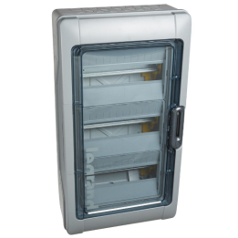Legrand - Coffret étanche Plexo 36 modules - 3 rangées - sans bornier - IP65/IK09 - 601833