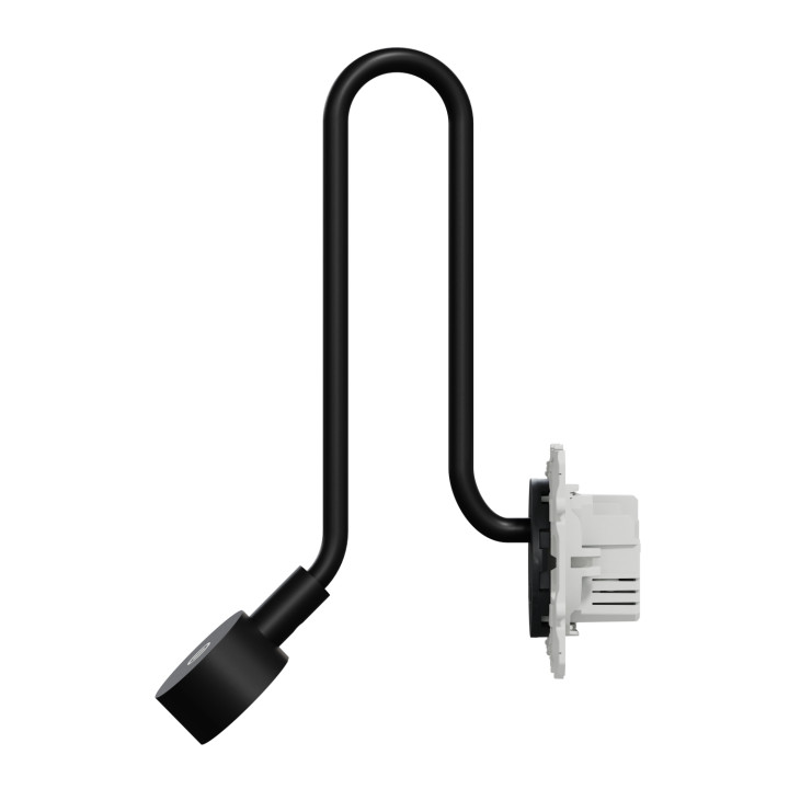 Schneider Odace - liseuse - avec prise USB-A - 2,1A - anthracite - Réf : S540002
