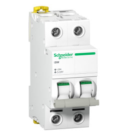 Schneider - Interrupteur-sectionneur bipolaire 40A - Acti9 - ISW - A9S65240