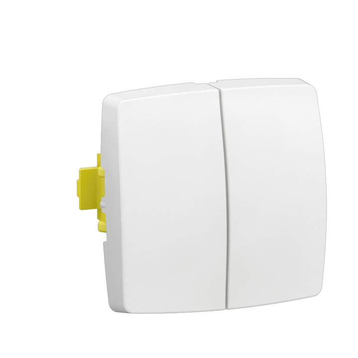 Legrand - Transformeur double 5 en 1 - interrupteur - va et vient - poussoir double - Saillie - Composable - Réf : 086120L