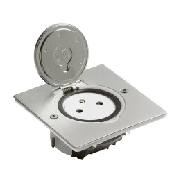 Legrand - Prise de sol et plan de travail simple 2P+T - 16A - 250V - IP44 - Réf : 089760