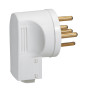 Legrand - Fiche 32A - Plast - 3P+N+T - Ivoire - Sortie latérale - Réf : 055807