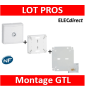 Legrand - LOT - Platine pour Disjoncteur Seul - DRIVIA 13M + habillage + porte + fond- 401191+401185+401193