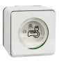 Schneider - Mureva Styl - Prise courant 2P+T - renforcée pour VE - saillie - IP55 - IK08 - blanc - MUR39010