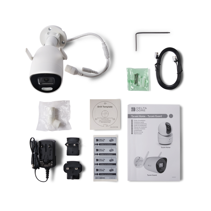 Delta Dore - Caméra de sécurité extérieure connectée - Réf : Tycam Guard