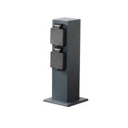 Kanlux - Poteau de jardin avec prises 230V - Réf : 36586