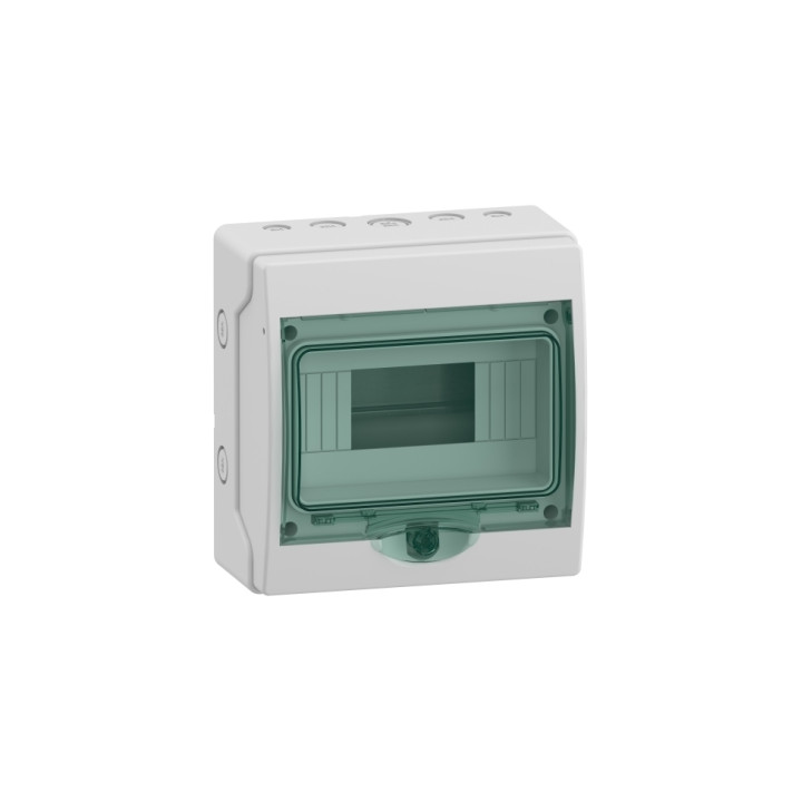 Schneider - Mureva Mini coffret étanche - 8 modules - IP65/IK09 - Réf : 13959M