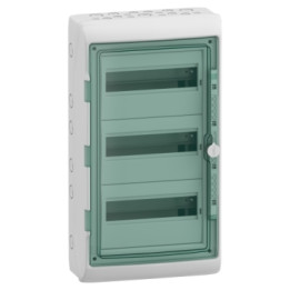 Schneider - Coffret Mureva- 3 rangées 13 modules - IP65/IK09 - Réf : 13966M