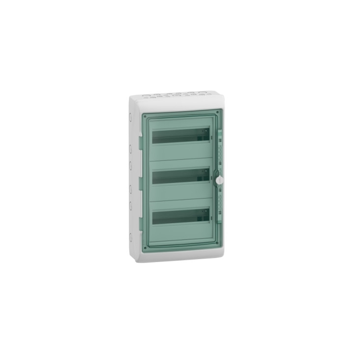 Schneider - Coffret Mureva- 3 rangées 13 modules - IP65/IK09 - Réf : 13966M