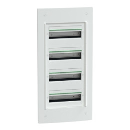 Schneider - PrismaSeT XS - Coffret encastré - 4R - 13M - sans porte - Réf : LVSXS413
